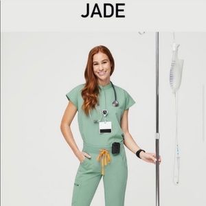 Figs Jade Green Women's Top